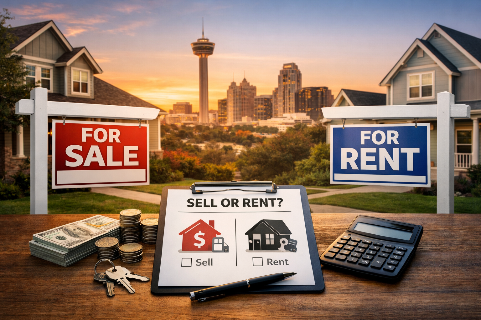 Should You Sell or Rent Your Property in San Antonio? A Clear Decision Guide for Owners